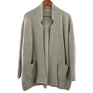 Madewell Spencer Sweater Coat Merino Wool Blazer Style Gray Cardigan Size Small